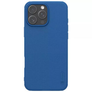 Husa iPhone 16 Pro Nillkin Super Frosted Shield Pro, albastru
