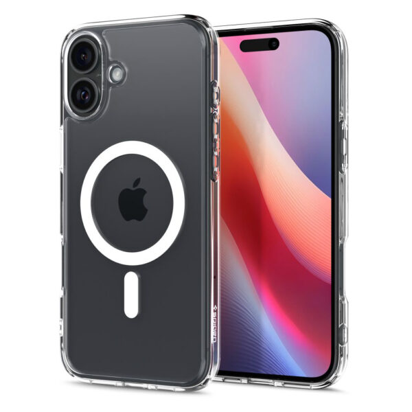 Husa iPhone 16 Plus Spigen Ultra Hybrid MagSafe, alb - imagine 2