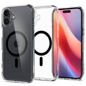 Husa iPhone 16 Plus Spigen Ultra Hybrid MagSafe, negru