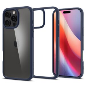 Husa iPhone 16 Pro Spigen Ultra Hybrid, bleumarin