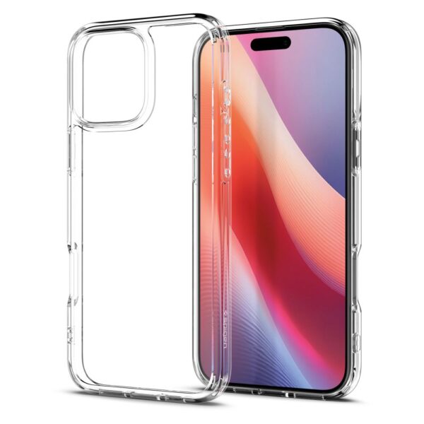 Husa iPhone 16 Pro Spigen Ultra Hybrid, transparenta - imagine 3