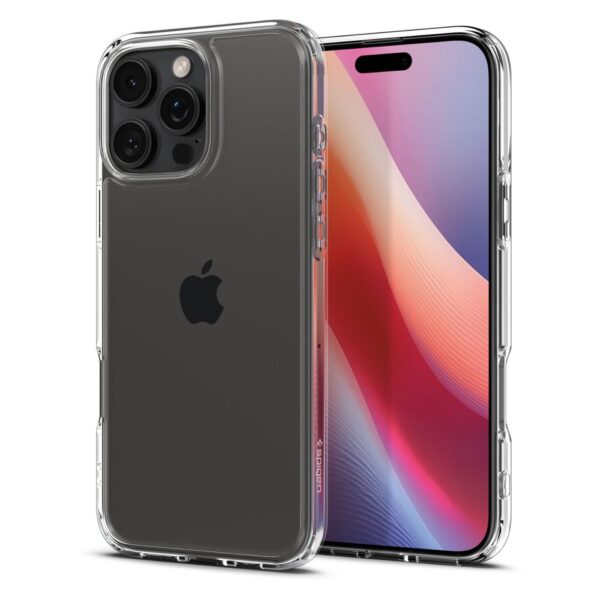 Husa iPhone 16 Pro Spigen Ultra Hybrid, transparenta - imagine 5