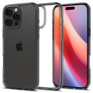Husa iPhone 16 Pro Max Spigen Ultra Hybrid, gri