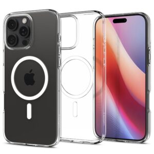 Husa iPhone 16 Pro Spigen Liquid Crystal MagSafe, transparenta