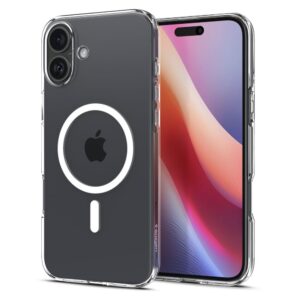 Husa iPhone 16 Plus Spigen Liquid Crystal MagSafe, transparenta