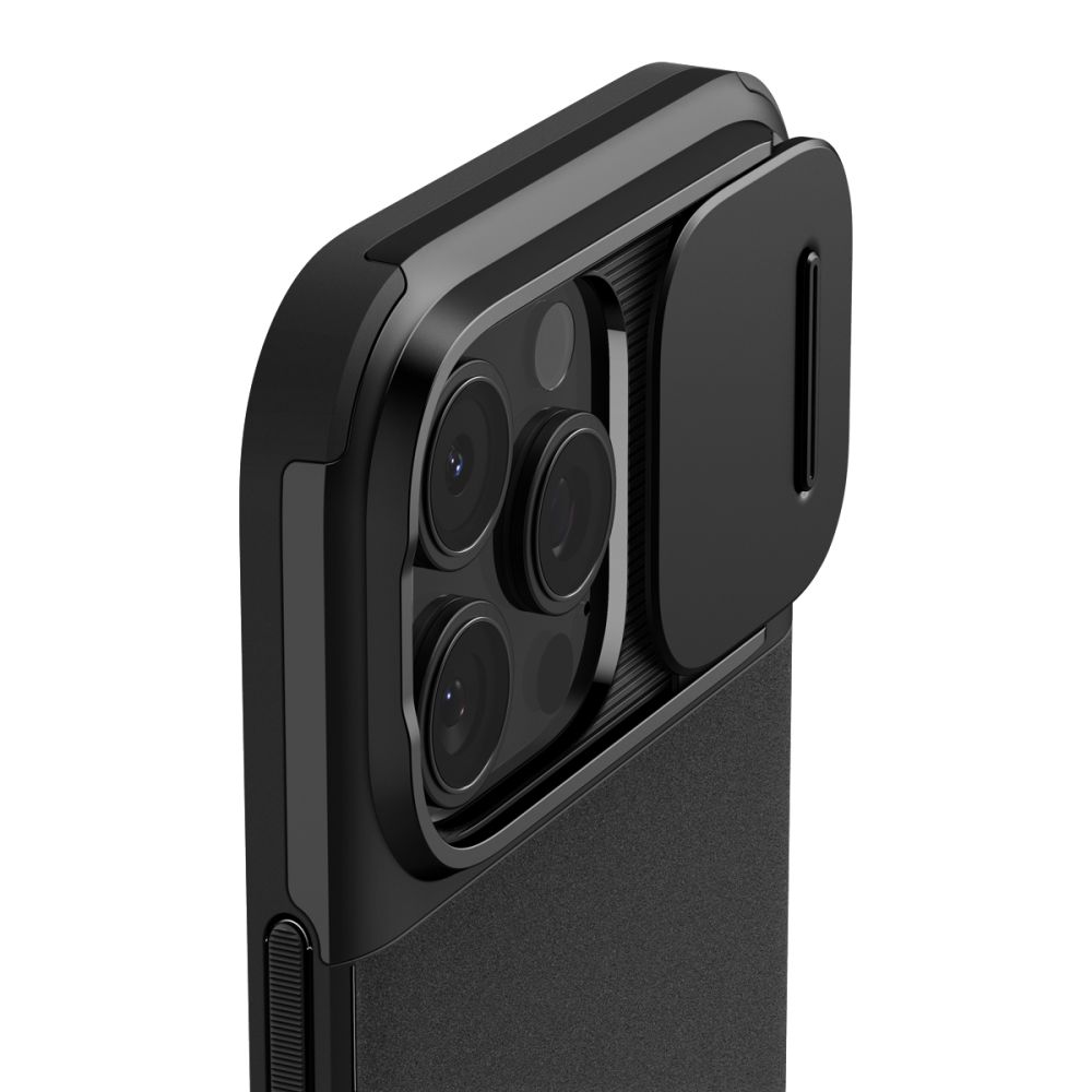 Husa iPhone 16 Pro Max Spigen Optik Armor MagSafe, negru - imagine 4