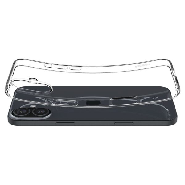 Husa iPhone 16 Plus Spigen Liquid Crystal, transparenta - imagine 6