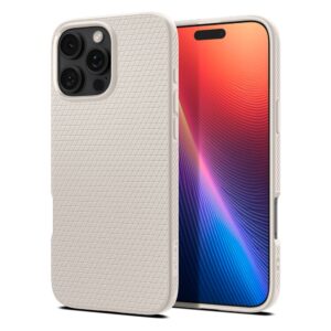 Husa iPhone 16 Pro Spigen Liquid Air, natural