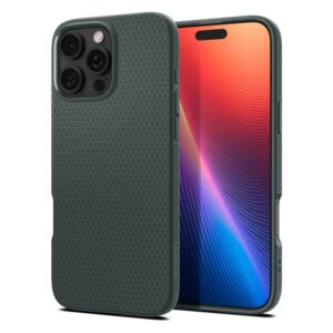 Husa iPhone 16 Pro Spigen Liquid Air, verde