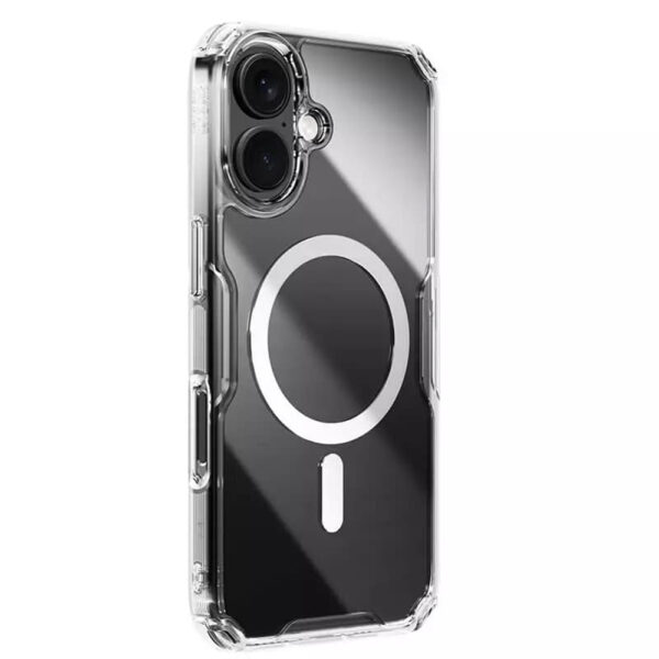 Husa iPhone 16 Plus Nillkin Nature Pro Magnetic, transparenta - imagine 2