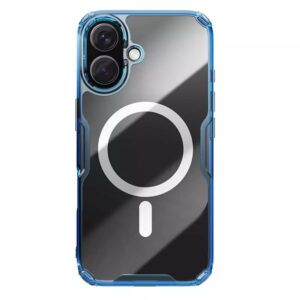 Husa iPhone 16 Plus Nillkin Nature Pro Magnetic, albastru