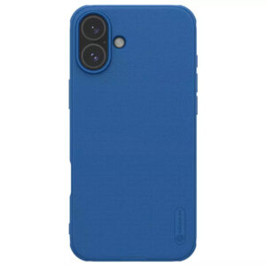 Husa iPhone 16 Nillkin Super Frosted Shield Pro, albastru