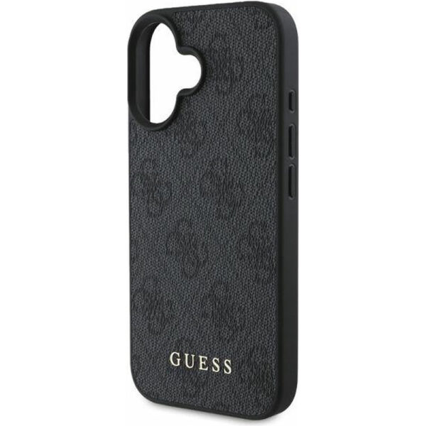 Husa originala Guess iPhone 16 Plus Hardcase 4G Classic, negru, GUHCP16MG4GFGR - imagine 4