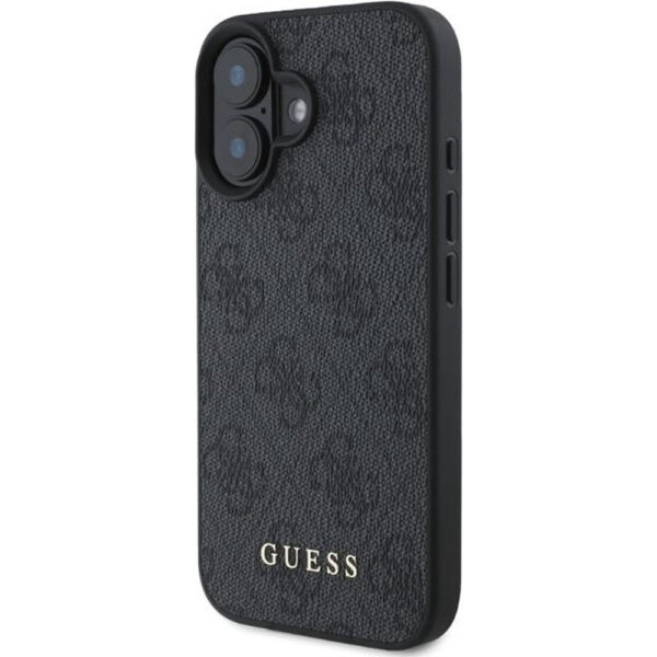 Husa originala Guess iPhone 16 Plus Hardcase 4G Classic, negru, GUHCP16MG4GFGR - imagine 3