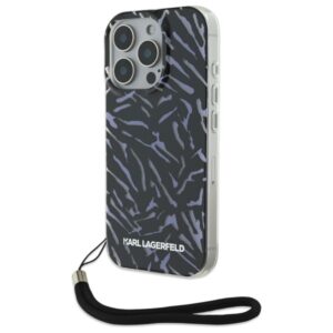 Husa iPhone 16 Pro Max Karl Lagerfeld Hardcase, Zebra With Cord, mov, KLHCP16XHZBPKCCU