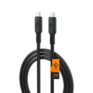Cablu de date Type-C PD240W, 1.2m Spigen, negru, PB2203