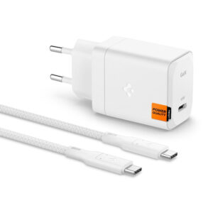 Incarcator Type-C Fast Charging GaN, 65W Spigen, alb, 651