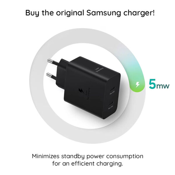 Incarcator Type-C Samsung Super Fast Charging 50W + cablu USB-C, EP-T5020XBEGEU - imagine 4