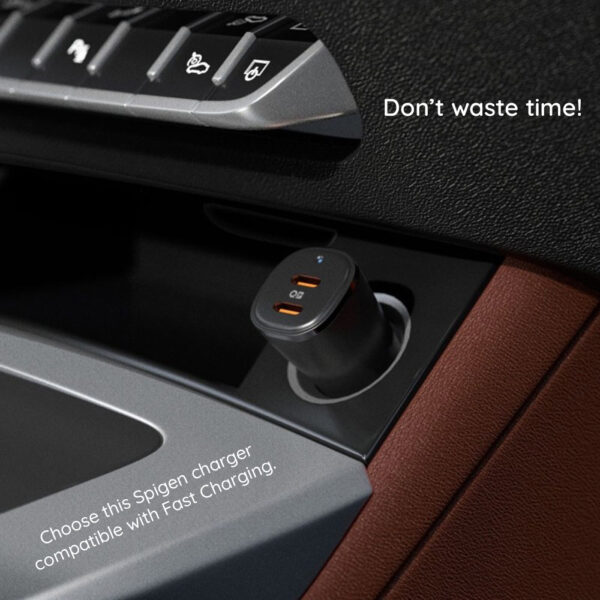 Incarcator auto Type-C Fast Charging 50W Spigen, EV502 - imagine 5