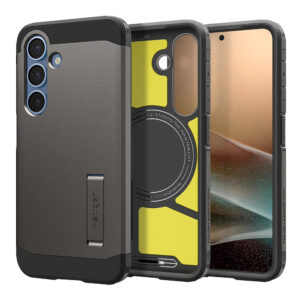 Husa Samsung Galaxy S25 Plus Spigen Tough Armor MagSafe, cenusiu