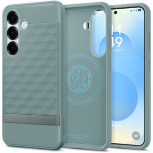 Husa Samsung Galaxy S25 Spigen Caseology Parallax MagSafe, verde