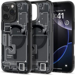 Husa iPhone 16 Pro Spigen Ultra Hybrid Zero One MagSafe, negru