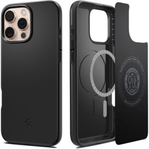 Husa iPhone 16 Pro Spigen Thin Fit MagSafe, negru