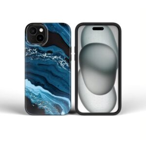 Husă pentru iPhone 16 Forcell F-Protect Mirage, testată la cădere conform standardului militar, compatibilă cu MagSafe, Deep Sea.