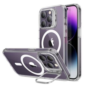 Husa iPhone 14 Pro ESR Classic Kickstand HaloLock, transparenta