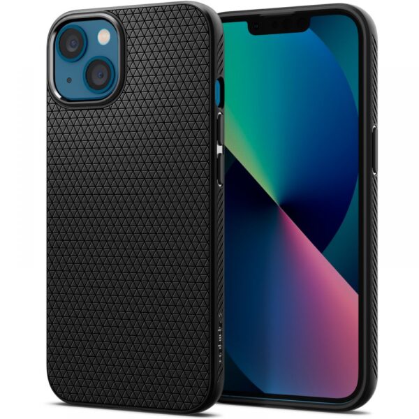 Husa iPhone 13 Spigen Liquid Air, matte black