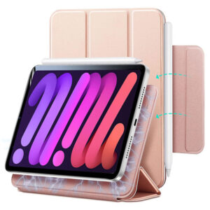 Husa iPad Pro 2018 11.0 A1980/A1979 ESR Rebound Magnetic, roz auriu