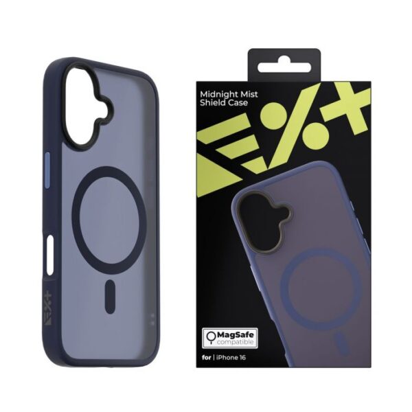 Husa de protectie NEXT ONE Mist Shield cu MagSafe pentru iPhone 16, Albastru - imagine 6