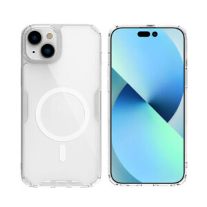 Husa iPhone 15 Plus Nillkin Nature MagSafe, transparenta