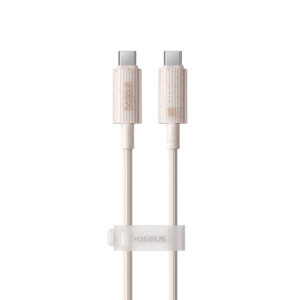 Cablu de date USB-C Baseus, 100W, 2m, roz, P10360202421-01