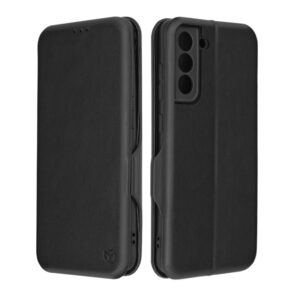 Husa 360° Samsung Galaxy S21 FE 5G Techsuit Safe Wallet Plus, negru