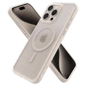 Husa iPhone 15 Pro Max Spigen Ultra Hybrid, natural mata