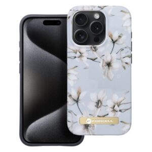 Husa pentru iPhone 14 PLUS Forcell F-Protect Mirage, compatibilă cu MagSafe, flori de primăvară.