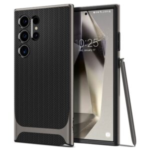 Husa Samsung Galaxy S24 Ultra Spigen Neo Hybrid, cenusiu