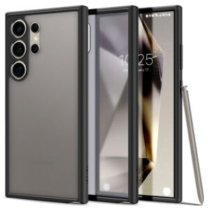 Husa Samsung Galaxy S24 Ultra Spigen Ultra Hybrid, cenusiu