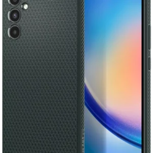 Huse Spigen Liquid Air, abyss green - Samsung Galaxy A34 5G