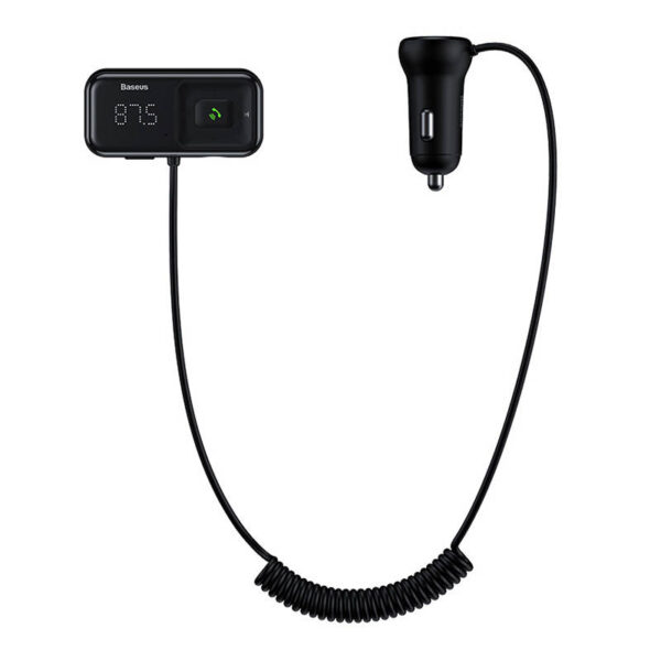 Transmitator auto, incarcator masina Baseus, CCMT000201, negru - imagine 7