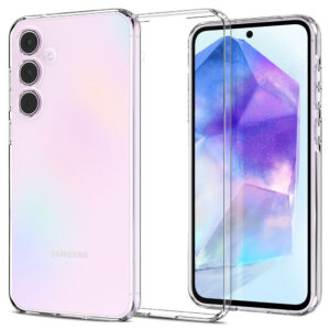 Husa Samsung Galaxy A55 5G Spigen Liquid Crystal, transparenta