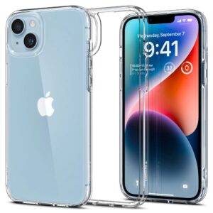 Husa transparenta iPhone 14 Spigen Ultra Hybrid, clear