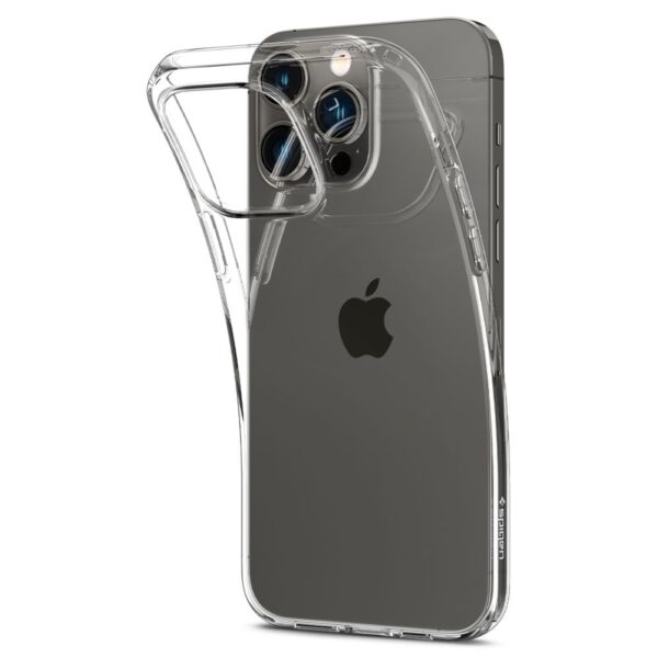 Husa iPhone 14 Pro Max Spigen Liquid Crystal, transparenta - imagine 3