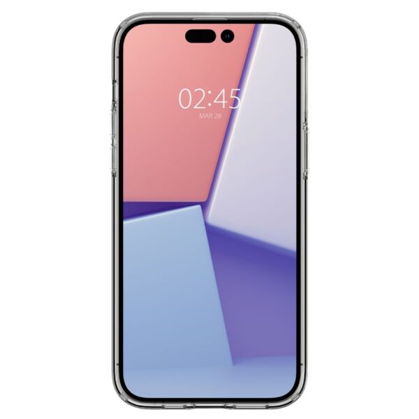 Husa iPhone 14 Pro Spigen Liquid Crystal, transparenta - imagine 7