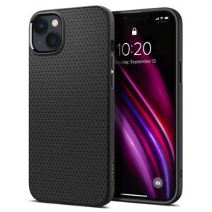 Husa iPhone 14 Spigen Liquid Air, negru