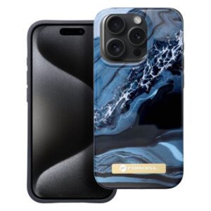 Husă Forcell F-Protect Mirage pentru iPhone 15 Pro, spate compatibil cu MagSafe.