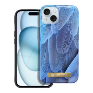 Husă Forcell F-PROTECT Mirage compatibilă cu MagSafe pentru iPhone 14 Pro Max, Blue Bird.