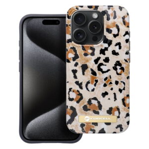 Husă pentru iPhone 15 Forcell F-Protect Mirage, compatibilă cu MagSafe, Wild Panther.