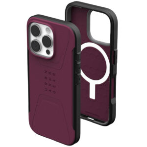 Husa iPhone 16 Pro Max UAG Civilian MagSafe, Bordeaux